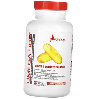 Омега 3 6 9 в капсулах, Omega 369, Metabolic Nutrition(67646001)