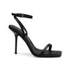 Fashion Shoes for Women Buckle Strap Solid Women's Sandals Peep Toe Thin Heels Super High Pump Women Square Toe Heeled Sandals