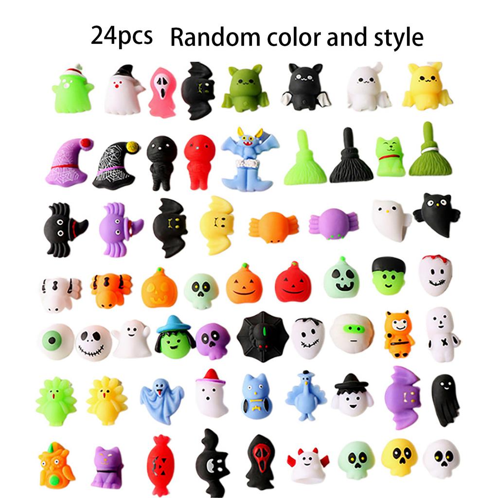 Halloween Pinch Music Dumpling Pumpkin Ghost Stress Relief And Release Toy