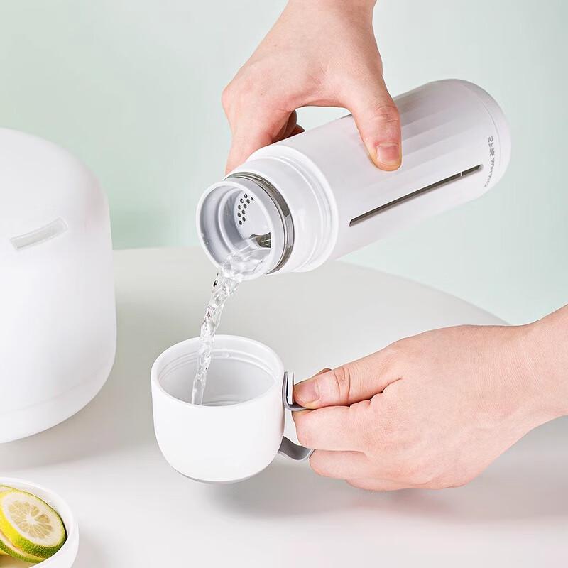 Chahua Portable Glass Travel Mug with Lid