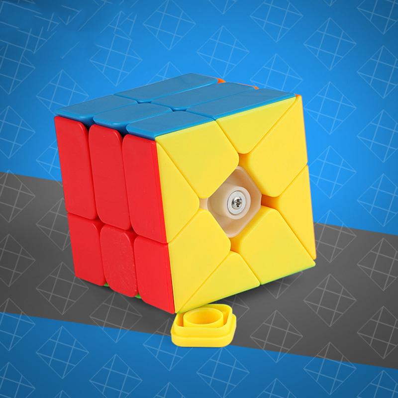 Горячий! 3x3x3 Магический кубик Игрушка Кубик Рубика Fisher Cube Легко вращается Плавный Скоростной Головоломка Игрушка Для Детей