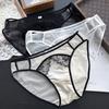 Ladies Spring Summer Hollowed Out Bright Ice Silk Silk Lace Sexy Panties
