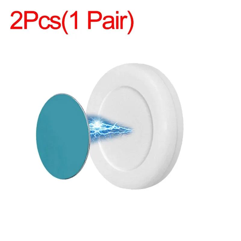 24 шт., магнитные крючки с защитой от потери, настенный сильный магнитный держатель для пульта дистанционного управления, наклейка на холодильник, крючок для хранения, домашний органайзер