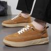 2025 прямые кожаные универсальные доски повседневная обувь модная обувь мягкая кожа удобные свиная восьмерка Гэ ретро мужская обувь первый слой британский