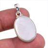 Natural Mother Of Pearl Gemstone Handmade 925 Solid Silver Pendant 1.50'' F9K20