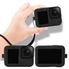 Мягкий силиконовый защитный чехол для камеры GoPro Hero 12 11 10 9, полный корпус, защитная оболочка с ремешком для GoPro 12 11 10