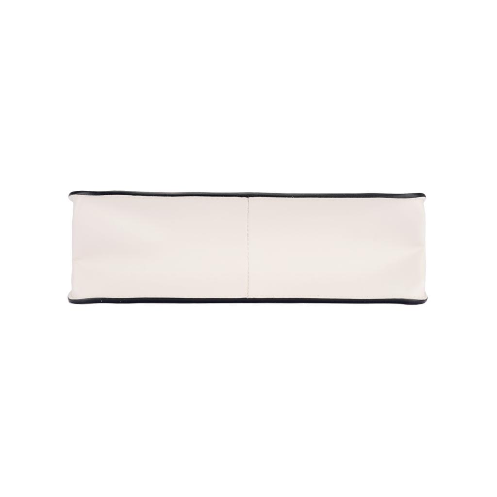 Longchamp Le Foulonné Silver Metal Zipper Closure Calfskin Hobo Bag Women Handbags White 10272HFI037
