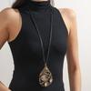 Новая модная плетёная из верёвки длинная цепочка Богемный ретро темперамент универсальная длинная цепочка-свитер