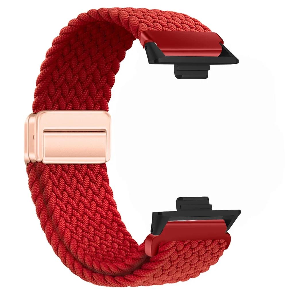 Magnetic Braided Nylon Loop Band for Xiaomi Redmi Watch 5 4 Strap Adjustable Sport Replacement Correa Bracelet Mi Band 9 8 Pro