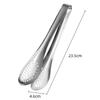 Secure Grip Buffet Tongs 304 Stainless Steel Serving Utensils Cooking Tool Bread Clip  Draining
