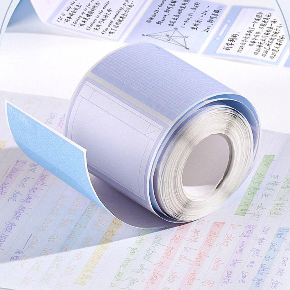 256 PCS/Set DIY Memo Pad Pull-out Roll Type Scrapbook Sticker Study Sticky Note  Creative Stationery