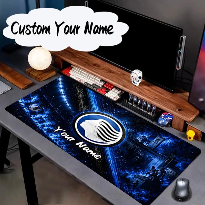 Custom Name Mouse pad Atalanta Fc Crest Mouse pad, Gaming Mouse Pad, keyboard pad, Desk Decor for computer notebook Fan Birthday Gift