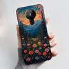 Для Nokia 5.3 INS Эстетичный Черный Для Nokia 5.4/Nokia 3.4 Ударопрочный Желейный Чехол Узор с Кокосовыми Пальмами Защита от Царапин Мягкий Чехол