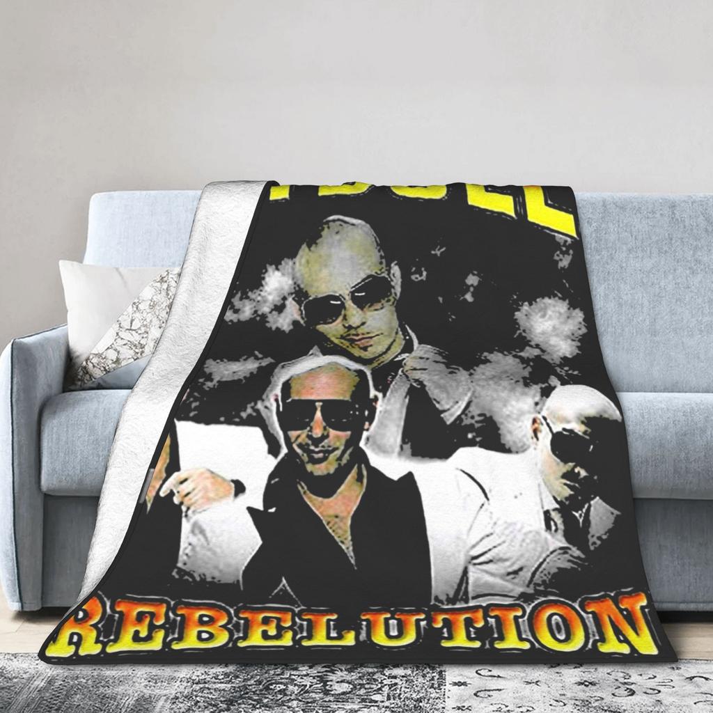 Мягкое теплое одеяло для кемпинга Питбуль Mr. Worldwide Постельное белье Пледы Фланелевое покрывало для дивана кресла Пушистое покрывало для дивана-кровати