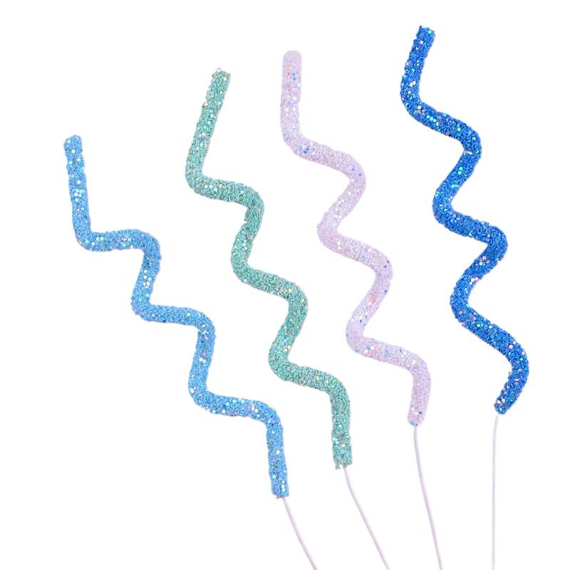 4 шт. Вырезки для украшения торта, креативные мягкие линии, украшения для торта своими руками, 3 цветовые схемы