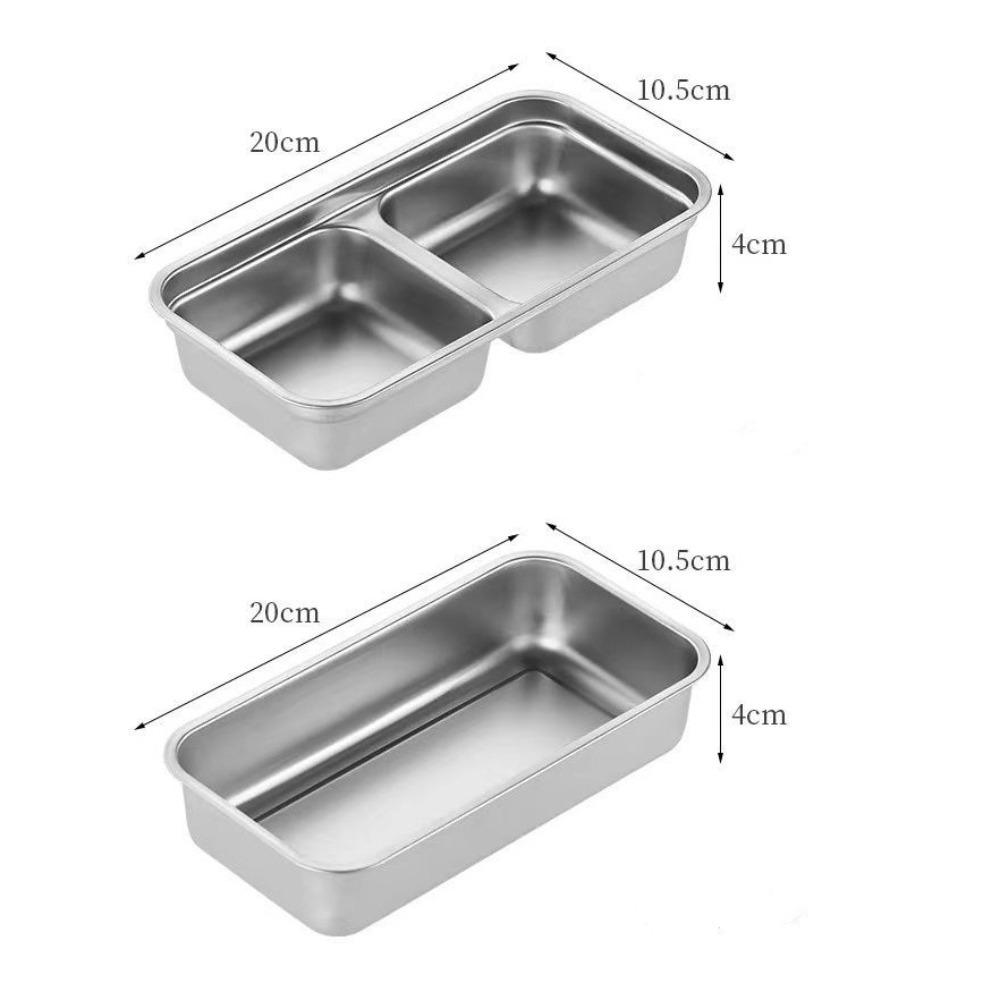 Stainless Steel Snack Containers with Lids Seasoning Container Snack Box  Travel and Outdoor Campin