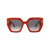 Солнцезащитные очки Just Cavalli Square Frame Acetate Sunglasses Shiny Full Red