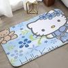 Cute Hellos-Kittys Carpet Bathroom Anti-slip Mat Door Mat Home Decoration Mat Entrance Door Mat Scratch-resistant Door Mat