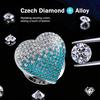 Heart Push Start Button Cover, Bling Rhinestone Flip Open Design Start Stop Ring Cap, Fashionable Sparkly Car Ignition Button Protector for Women &