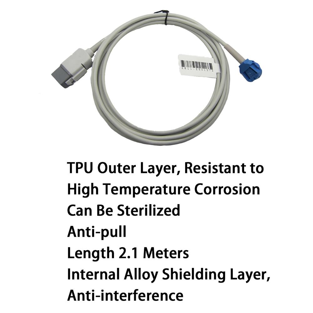 Совместим с монитором пациента GE-OHMEDA Trusat, удлинительным зондом пульсоксиметра SPO2, удлинительным проводом датчика SPO2, магистралью устройства измерения кислорода в крови.