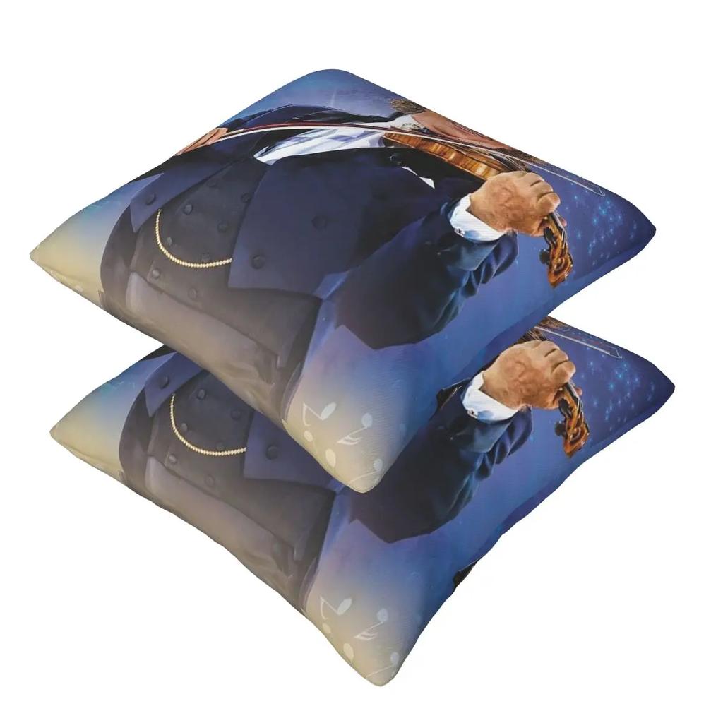 Andre Rieu Best Of Andre Rieu 2 Pcs Square Pillowcase Pillow Cover Cushion Zip Decorative Comfort Throw Pillow For Home