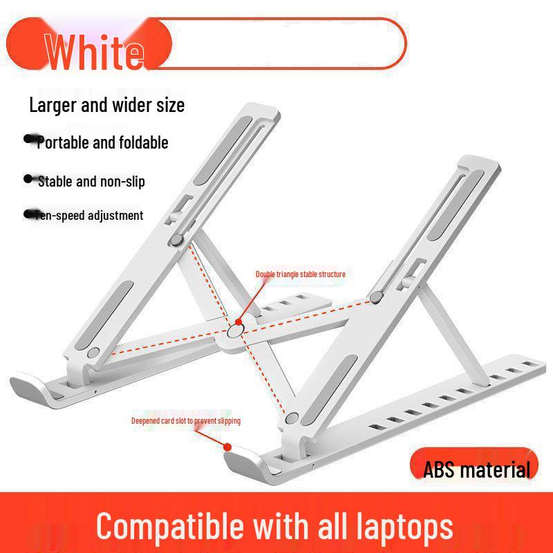 Adjustable Vertical Laptop & Monitor Stand with Cooling Base