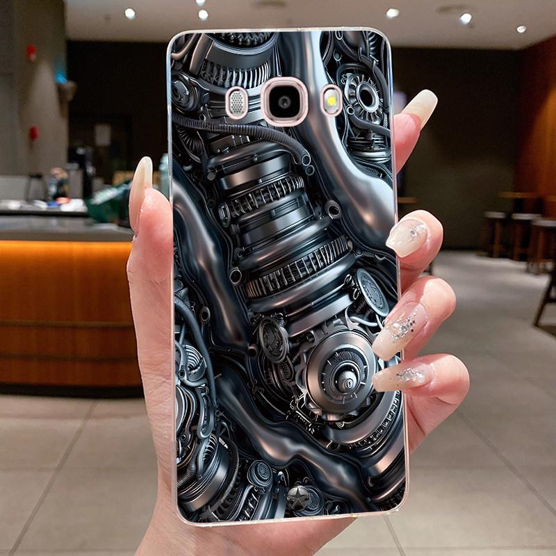 Casing For Samsung Galaxy J5 (2016) SM-J510F / J7 (2016) SM-J710F Soft Cover Luxury Dragon Cute Cool Boys Girls Transparent Case