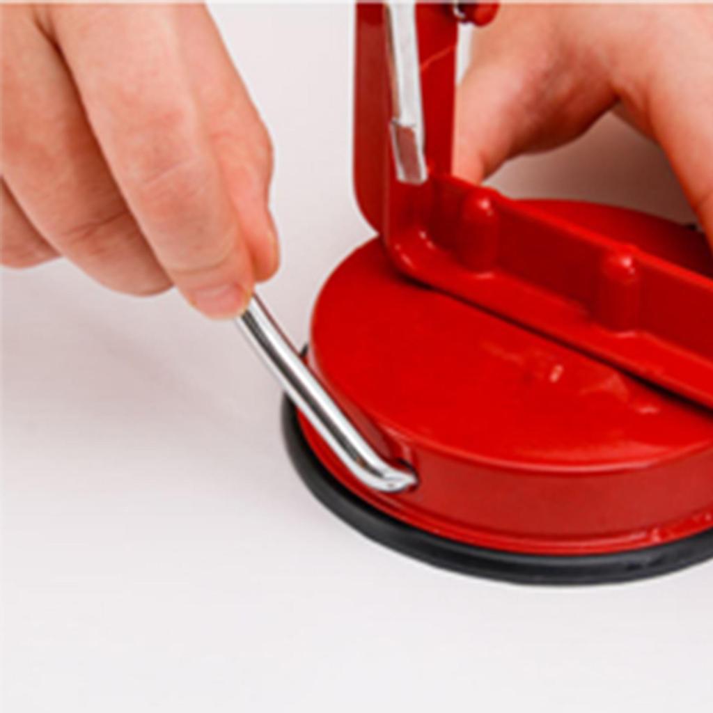 Овощечистка для яблок Corer, ручная овощечистка с лезвиями из нержавеющей стали и мощной присоской для яблок, груш, картофеля, красного цвета