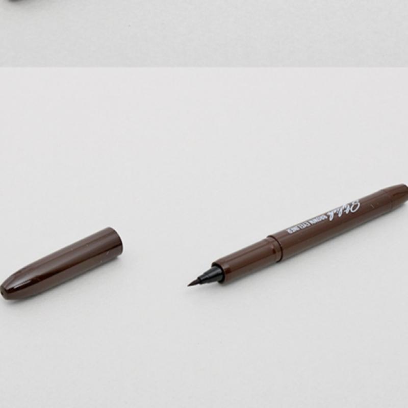 Daiso Стильная подводка-фломастер для глаз Коричневая