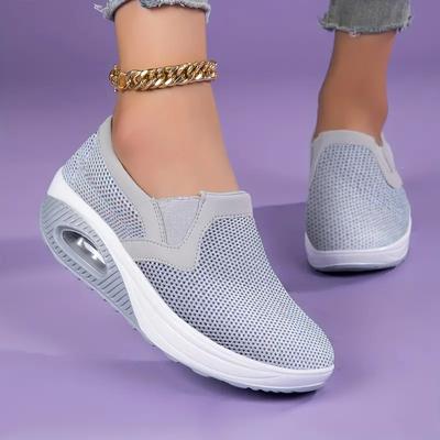 Женские кроссовки с низким верхом, сетчатые, с амортизацией, дышащие, легкие, ортопедическая обувь, женская уличная модная спортивная обувь для ходьбы