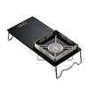 NANGOGEAR Solo Kitchen Одноконфорочный настольный стол для ST-310, ST-340 и FUSION ST-330, Алюминиевый Solo стол с сумкой для хранения, Черный, Походная кухня, SOLO K