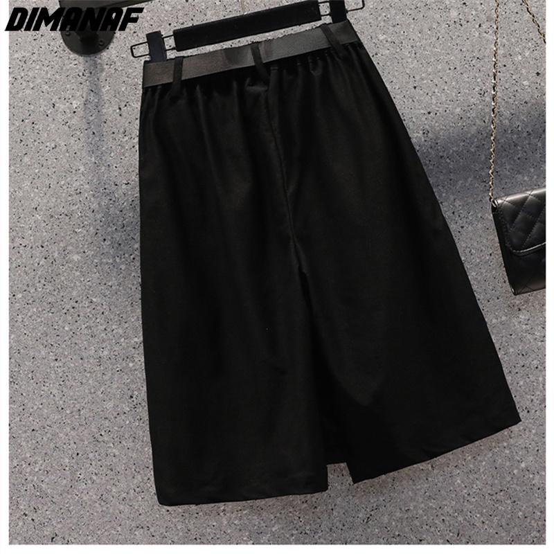 Dimanaf Повседневные базовые женские брюки 2024 года, новая летняя женская одежда, хлопковые однотонные шаровары