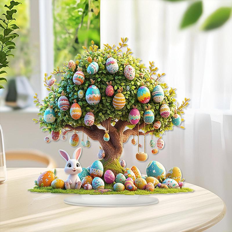 Пасхальные яйца Настольное украшение Пасхальный декор Современная простота Узор с кроликами Для отеля ТВ-тумбы Спальни Кабинета В помещении