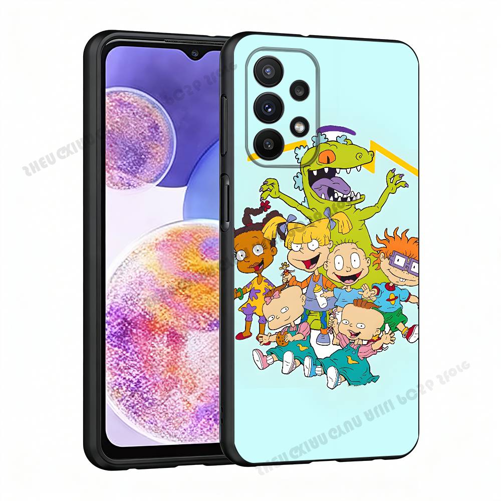 Rugrats Cartoon Silicone Protect Case For Samsung A21 31 51 53 20 22 30 32 42 50 70 Cover