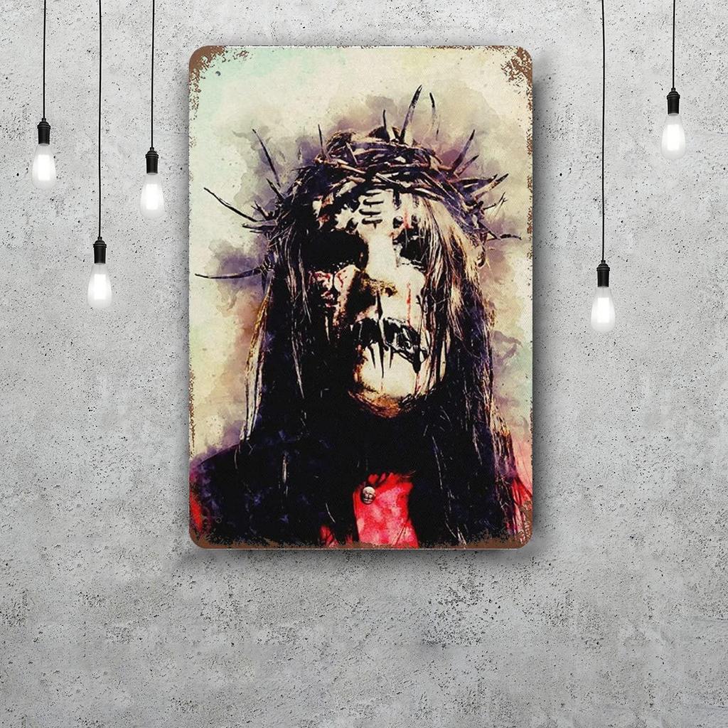 joey jordison Decor Poster Vintage Tin Sign Metal Sign Decorative Plaque for Pub Bar Man Cave Club Wall Decoration