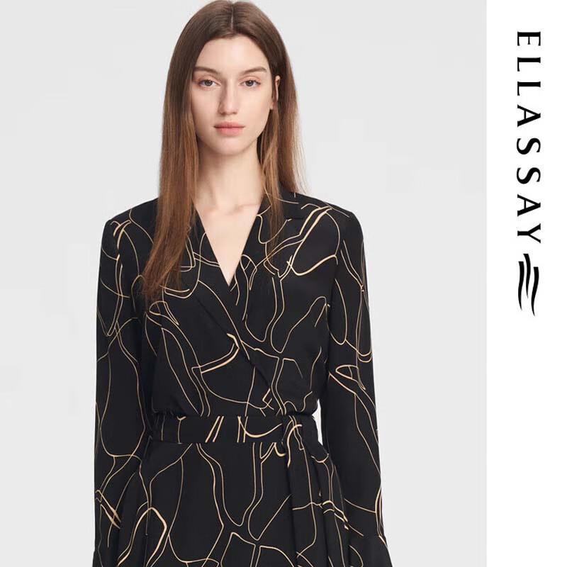ELLASSAY Women's Elegant Silk Button-Down Shirt
