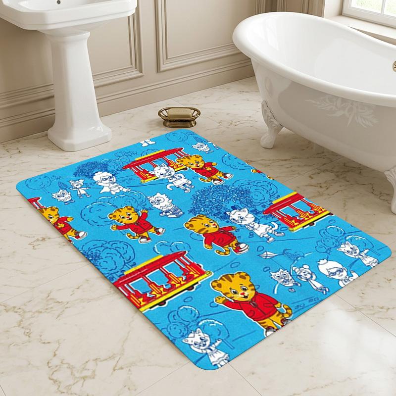Daniel Tiger Living Room Nonslip Area Rug Soft Carpet For Bedroom Game Playroom Sofa Office Home Decor Doormat Christmas Gift C930997