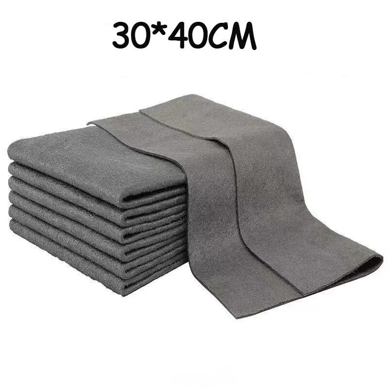 10 шт./компл. утолщенная волшебная чистящая ткань без следов и водяных знаков, многоразовая тряпка из микрофибры, быстро очищаемые полотенца, губка для чистки