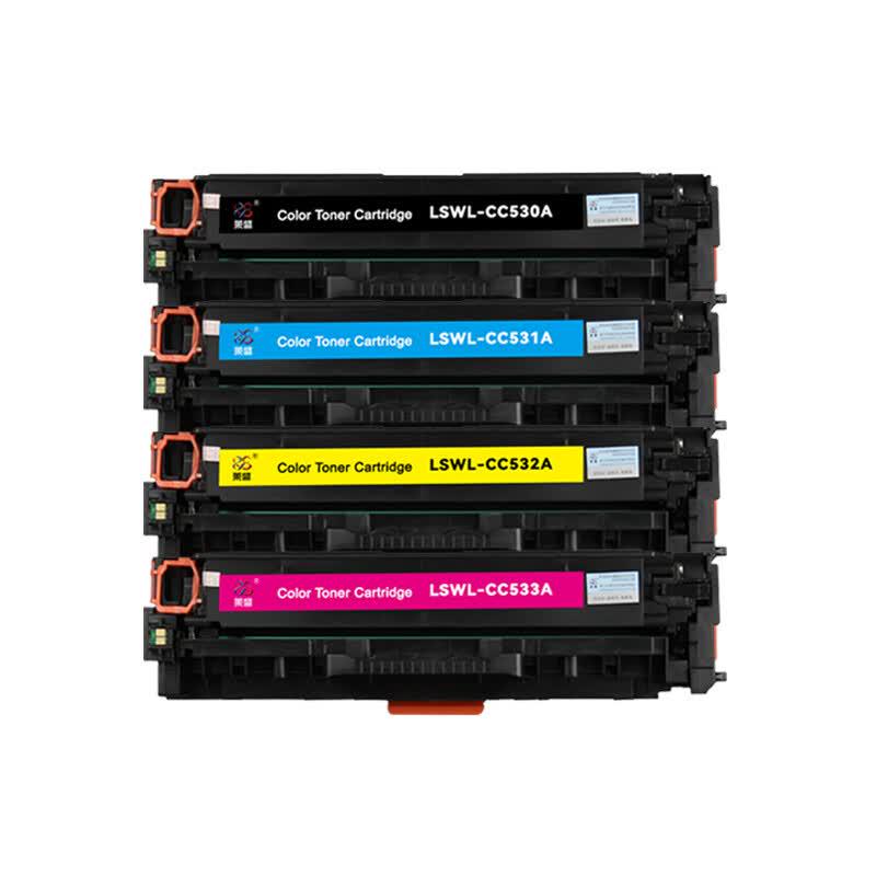 Layseng CC530A/304A Compatible Toner Cartridge Set for HP/Canon Printers