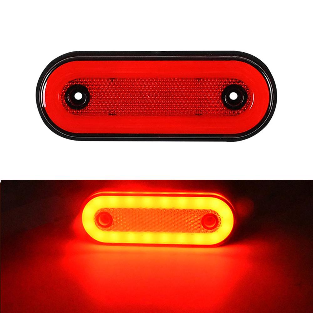 1PC LED Side Marker Light 12V 24V Truck Clearance Lamp Tail Light Trailer Tractor Lorry Warning Parking Lamp with Bracket