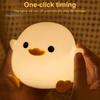 Duck Night Light Dimmable Soft Lighting Flicker Free Rechargeable Adorable Appearance Cartoon Duck LED Bedside Lamp