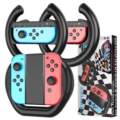 Рулевое колесо для Nintendo Switch и Switch OLED Модель Joy-Con, Контроллер гоночного руля для Mario Kart 8 Deluxe