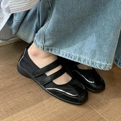 IPPEUM Серебристые балетки, плоские туфли Мэри Джейн, 2025 Новые женские балетки из микрофибры