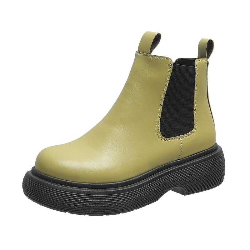 Новые роскошные ботинки челси женские ботильоны зимние ботинки на толстой платформе ботильоны на толстом каблуке бренд Designerjk9