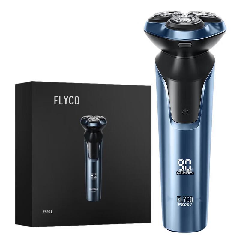 Flyco Электробритва с умным дисплеем и долгим сроком службы батареи, штепсель CN (адаптер в комплекте)