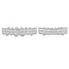 GoldPlated Brass Hip Hop False Teeth Set Halloween Festival Teeth Decoration Brace(Gold )