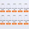 3 6x10MM Стеклянный плавкий предохранитель 100 ШТ. с контактами 250 В для защиты цепи приборов 0 5A 1A 2A 3A 4A 5A 6 3A 8A 10A
