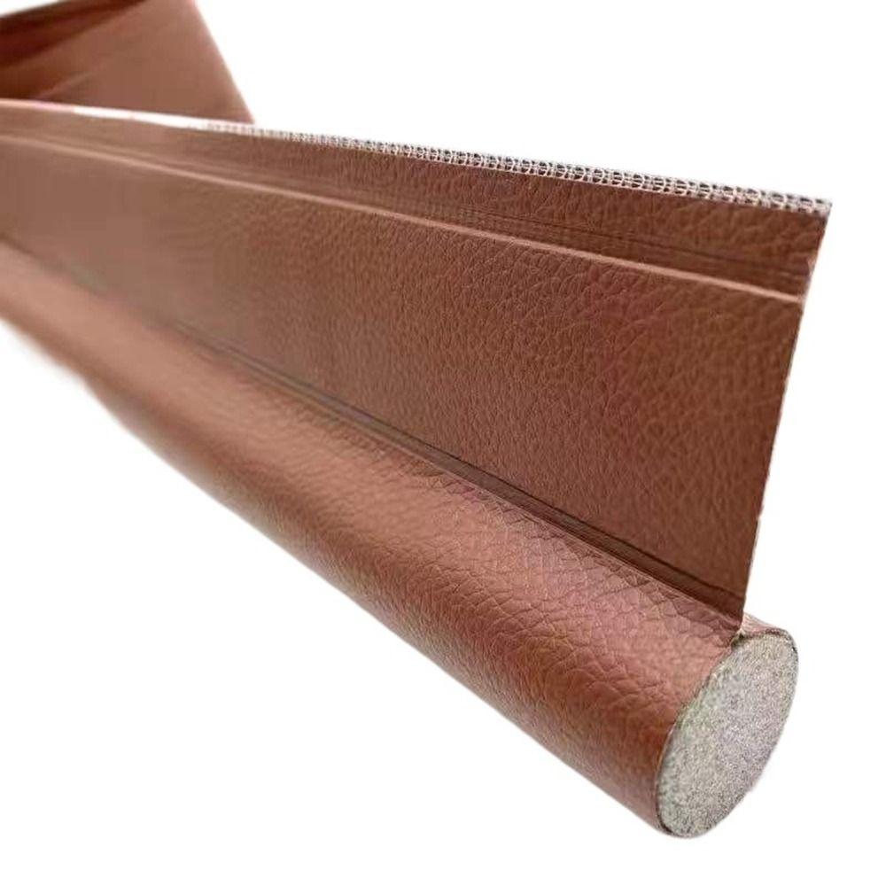 Windproof Under Door Draft Stopper Leather Sound Insulation Sealing Strip Door