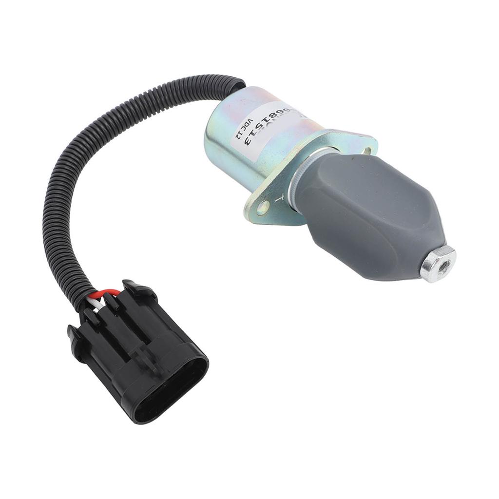 Соленоид отключения подачи топлива 6681513 DC 12V Замена соленоида остановки подачи топлива для Bobcat Loade A220 450 453