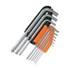 TRUSCO Ball Point Hex Wrench 9 Set, Pieces, TXB-9S